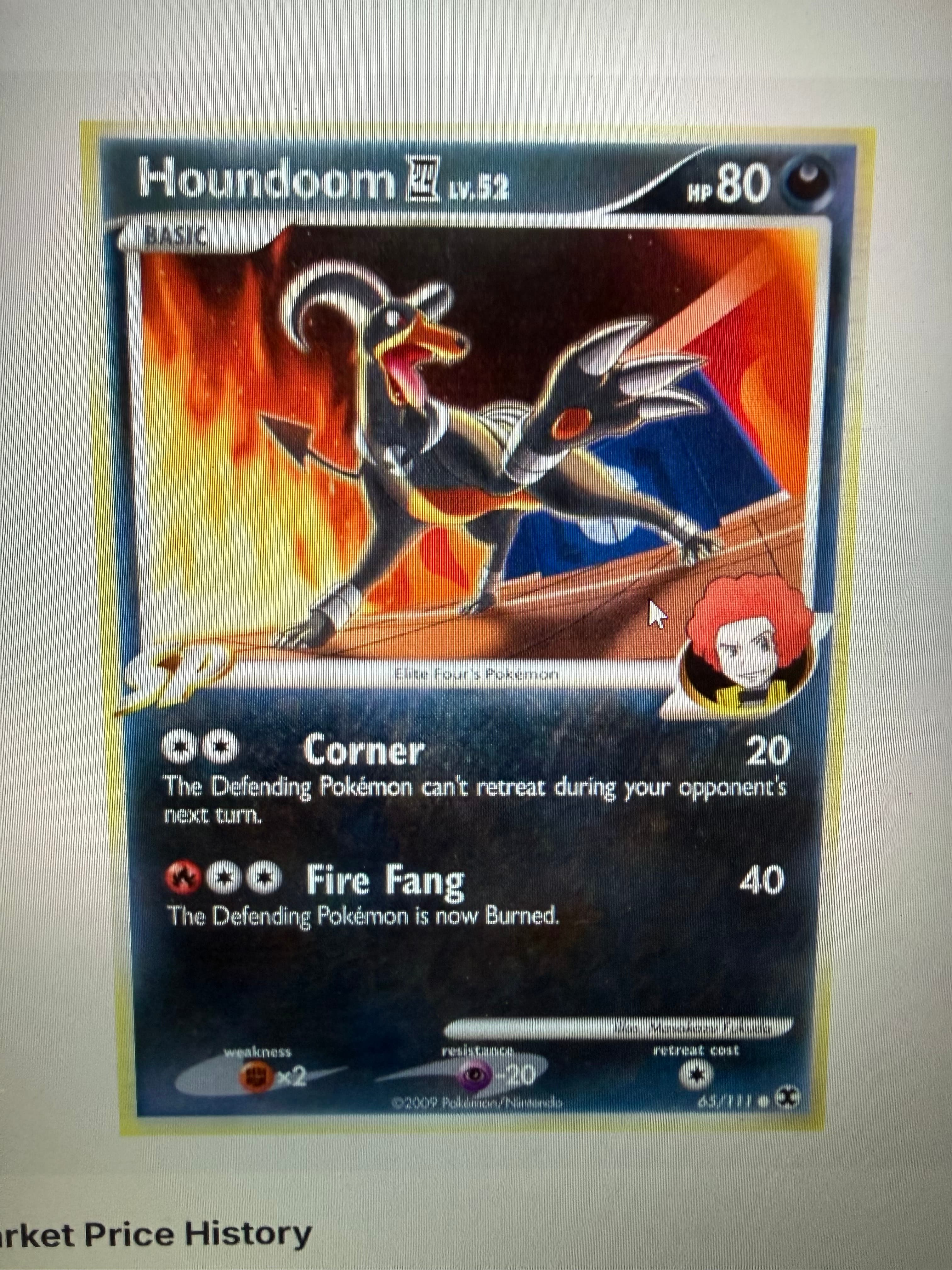 Houndoom Lv. 52 Rising Rivals 65/111 reference photo 1