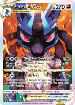Lucario VSTAR - Crown Zenith Promo SWSH291 reference photo 1